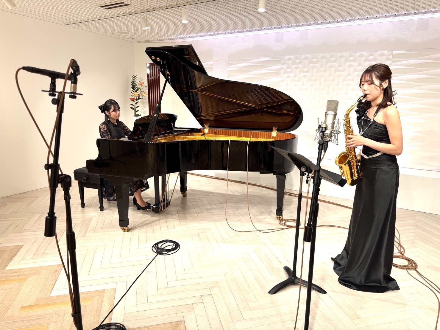 ピアノとサックスのプレミアム録音
